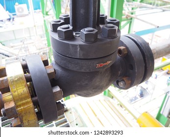 Body Of Control Valve In Power Plant.      