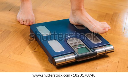 Body Fat Scale close up