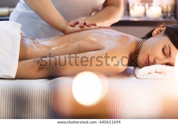 Body Massage Spa Treatment Modern Salon Stock Photo Edit Now 640611694