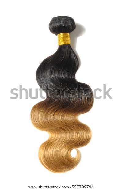 Body Wave Black Blonde Two Tone Stock Photo Edit Now 557709796