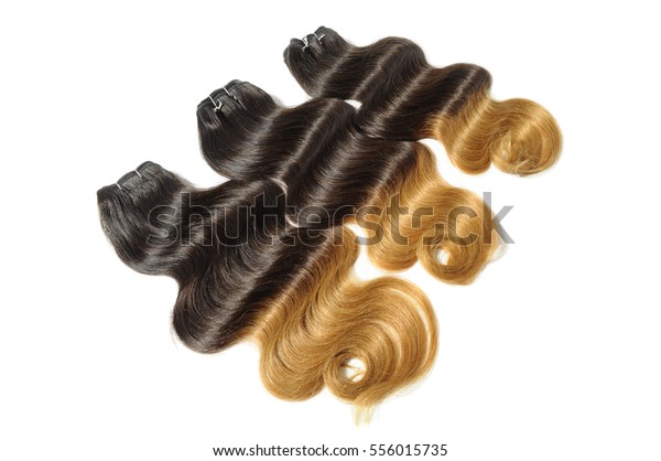 Body Wave Black Brown Blonde Three Stock Photo Edit Now