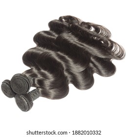 Body Wave Black Human Hair Weaves Extensions Bundles