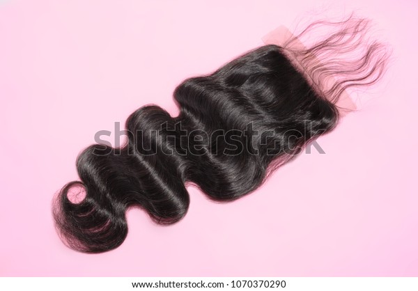 Body Wave Black Human Hair Weaves Stock Photo Edit Now 1070370290