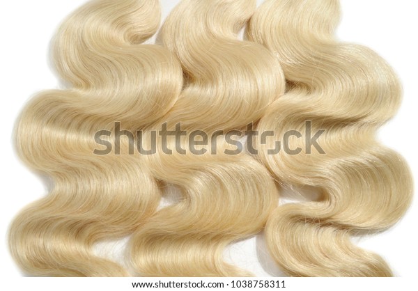 Body Wave Blonde Human Hair Weaves Stock Image Download Now