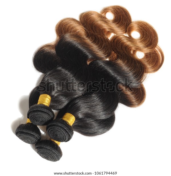 Body Wavy Two Tone Ombre Style Stock Photo Edit Now 1061794469