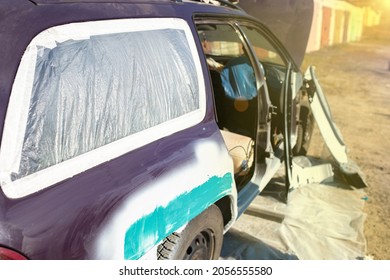 Body Work On Car Painting, Metal Processing With Epoxy Primer, Restoration Of Body Elements.