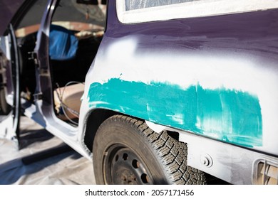 Body Work On Car Painting, Metal Processing With Epoxy Primer, Restoration Of Body Elements.