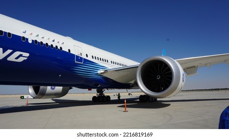 Boeing 777X Engine Was Displayed At Dubai Airshow In November 2021.