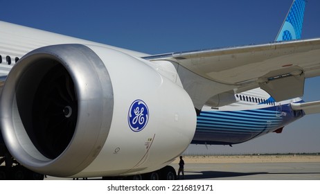 Boeing 777X Engine Was Displayed At Dubai Airshow In November 2021.