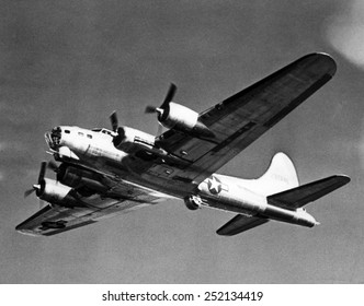 Boeing B-17 Flying Fortress, used against the Germans during World War II, March 1944.