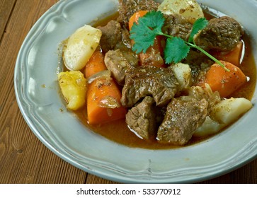 Boeuf A La Mode -  French Version Of What Is Known In The United States As Pot Roast,braised Beef Dish,