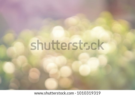 Bogey green blur,abstract light and bokeh nature background                          