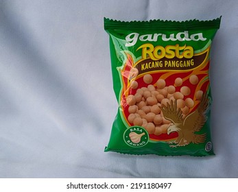 Bogor, Indonesia - August 18th, 2022 : Garuda Rosta Snack, Product Shot Food