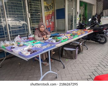 Bogor Indonesia June 6, 2022 Photo Of Rice Seller And Street Food In Bogor Indonesia