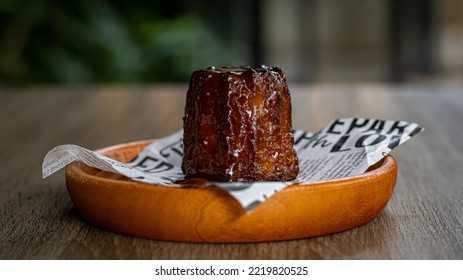 Bogor, Indonesia, October 28, 2022: Cannele Dessert Is A Very Delicious Sweet Food