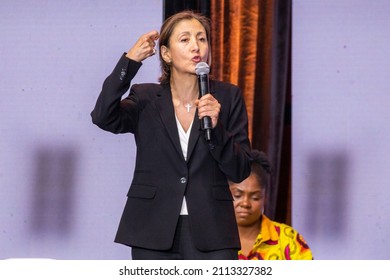 BOGOTA - COLOMBIA, 01-25-2021:The Candidate Of The Political Party Verde Oxigeno, Ingrid Betancourt.