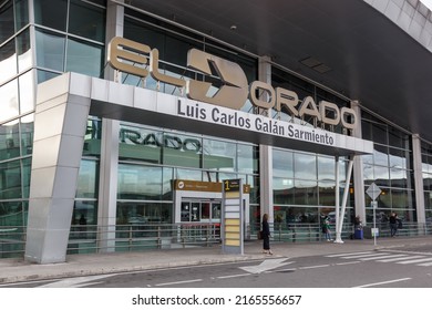 Bogota, Colombia - April 20, 2022: Terminal Of Bogota Airport (BOG) In Colombia.