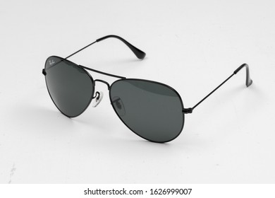 Bogota, Colombia, January, 2020, Ray Ban Lenses Or Glasses, Style, Fashion. Aviator