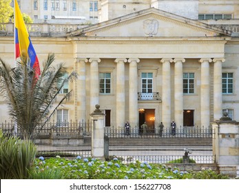 BOGOTA, COLOMBIA - SEPTEMBER 21: The Government Palace Of The President Of Colombia On September 21, 2013 In Bogota, Colombia.