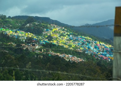 Bogota from the periphery - COLOMBIA - Shutterstock ID 2205778287