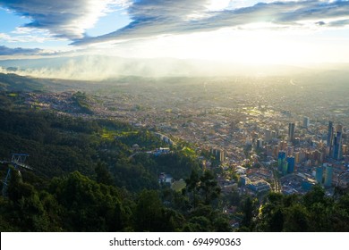 Bogota Skyline In Colombia