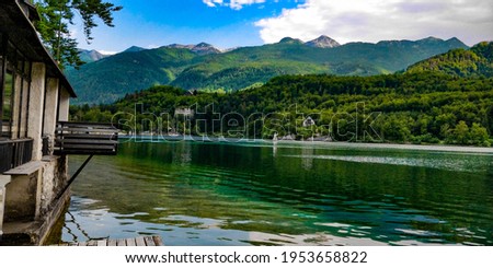 Similar – Image, Stock Photo Cottage at the lake