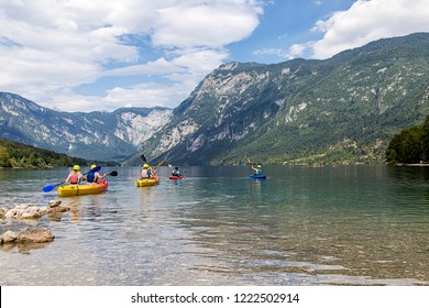 Bohinj, Slovenia. July 25, 2018.
Bohinj lake is an amazing place in Slovenia. With mountains and a beautiful lake. - Shutterstock ID 1222502914