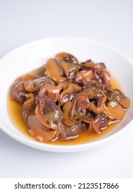 Boiled Ark Shell Soy Sauce, Close Up Photo