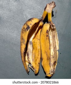 Boiled Banana Peel (close Up) 