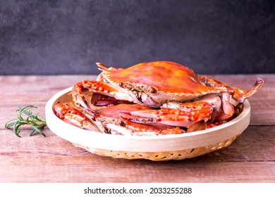 boiled blue swimming crab gourmet, Cooked crabs - Shutterstock ID 2033255288