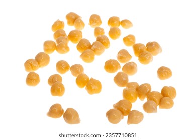 boiled chickpeas isolated on white background - Powered by Shutterstock