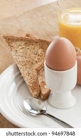 Boiled Egg With Toast