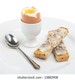 Boiled Egg With Toast Soldiers