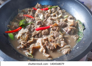 Boiled Meat Placenta Esan Northeastern Thailand Stock Photo 1404568079 ...