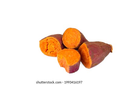 Boiled Organic Sweet Potato, Yellow Yam, Purple Yam