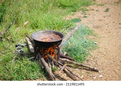 Boiled Wooden Part Of Jackfruit For Orange Color To Dye Buddhist Monk Robe