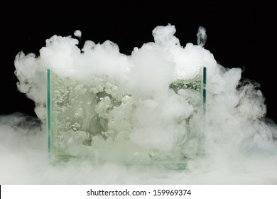 Boiling Dry Ice With Vapor