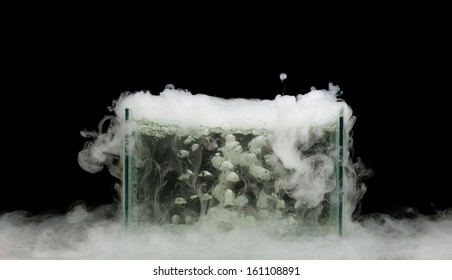 Boiling Dry Ice With Vapor