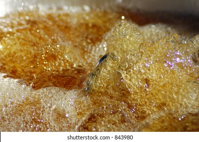 Boiling Oil In A Deep Fryer.