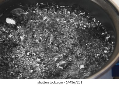 Boiling Water In A Pot