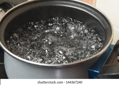 Boiling Water In A Pot