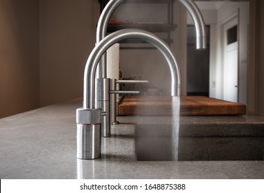 boiling water tap in kitchen