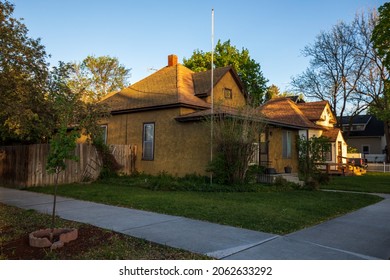 Boise, Idaho, USA - May 31 2021: House In A Nice American Neighborhood At Downtown Boise Idaho.