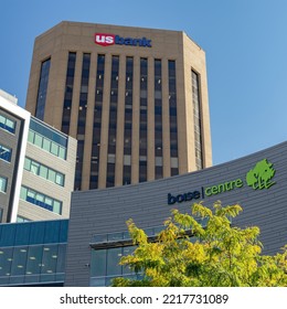 Boise, Idaho, USA – October 14, 2022: Boise Center On The Grove And US Bank Building