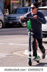 Boise, ID/USA-11/03/19:Recent Accidents Between Rental Scooters And Cars Have Caused Some Here To Question Their Safety. Rental Companies Extol Their Benefits, City Official Remain Unsure. 