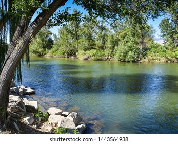 Boise River From Garden City Greenbelt