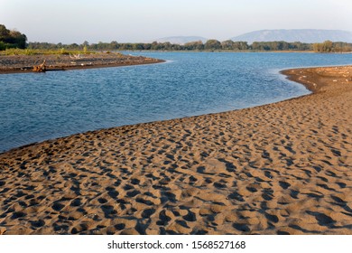 Bojana River Mouth To Sea Near Ulcinj