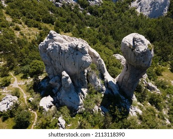 Bojinac Peak near the Paklenica canyon is a national park in Croatia. It is located near Starigrad, northern Dalmatia, on the southern slopes of the Velebit Mountains, not far from Zadar
