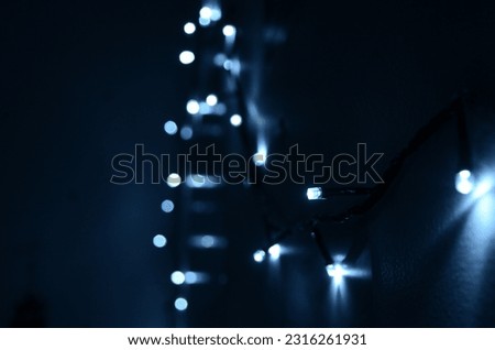 boke, lights, cold, abstract, blure
