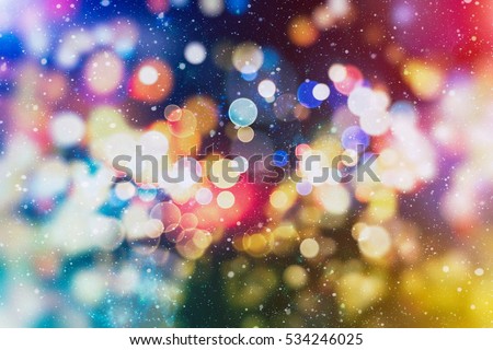 Bokeh Abstract background from Candy Bar. Elegant abstract background with bokeh defocused lights